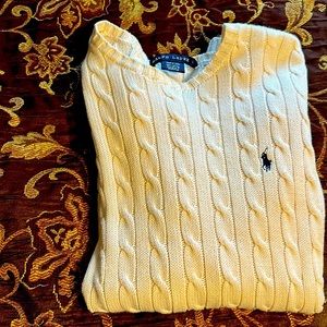 Ralph Lauren cream sweater size large